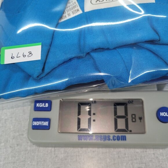 Marc D'Alcy Shirt Womens 4 Blue Beaded Appliqued Vintage Long Sleeve V-Neck - Picture 9 of 9